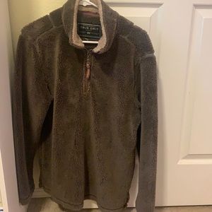 True grit Sherpa quarter zip